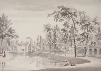 La Gruta y el Templo de la Contemplación, Stowe, 1752